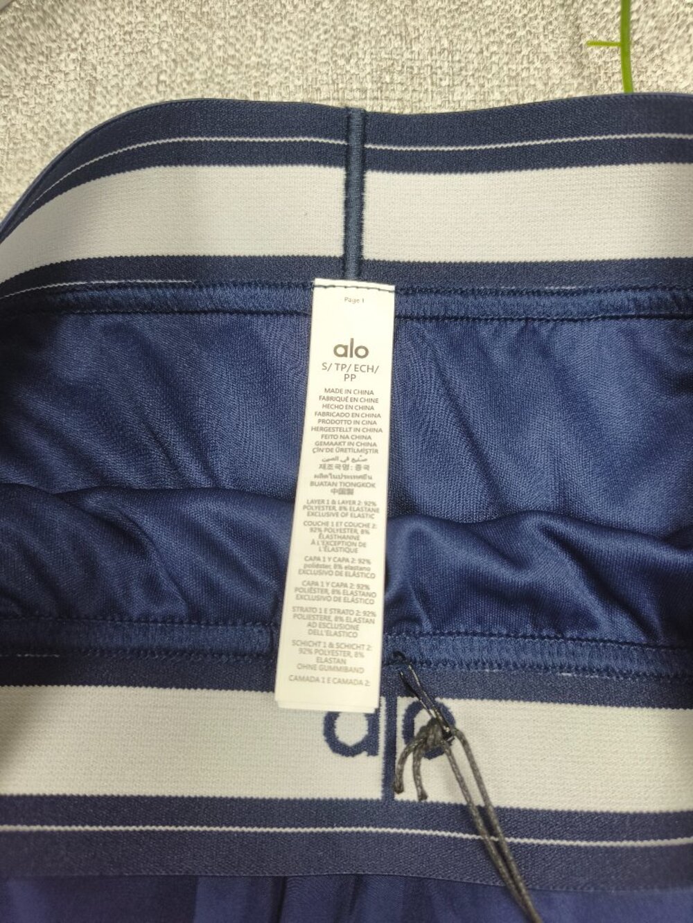 Navy ALO Yoga Match Point Athletic Shorts-New with Tags🎇Tennis Sports Daily😉 - Picture 5 of 7